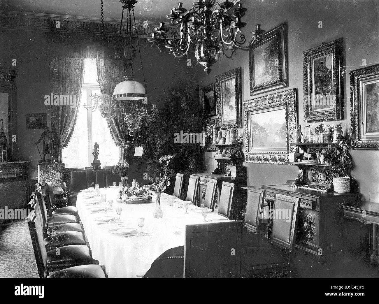 Innenansicht des Schlosses in Friedrichsruh, 1930 Stockfoto