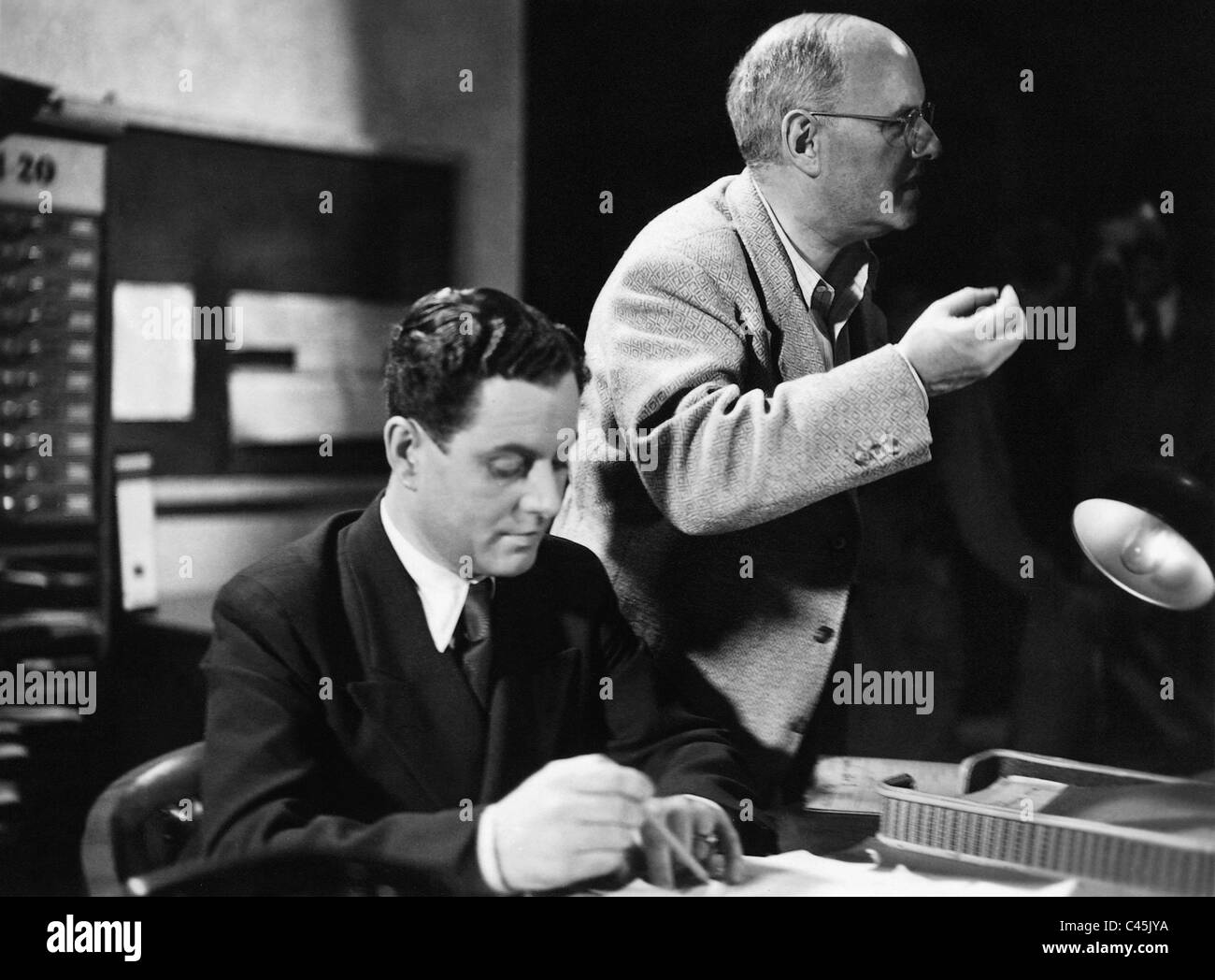 Erich Engel in "Im Namen des Volkes", 1939 Stockfoto