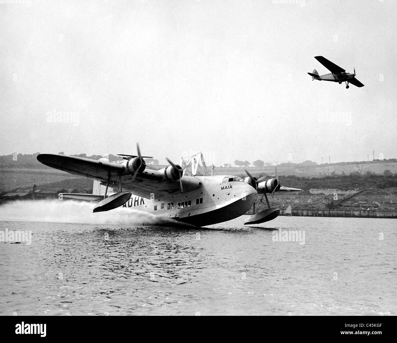 Short-Mayo S.20 Wasserflugzeug "Maia", 1937 Stockfoto