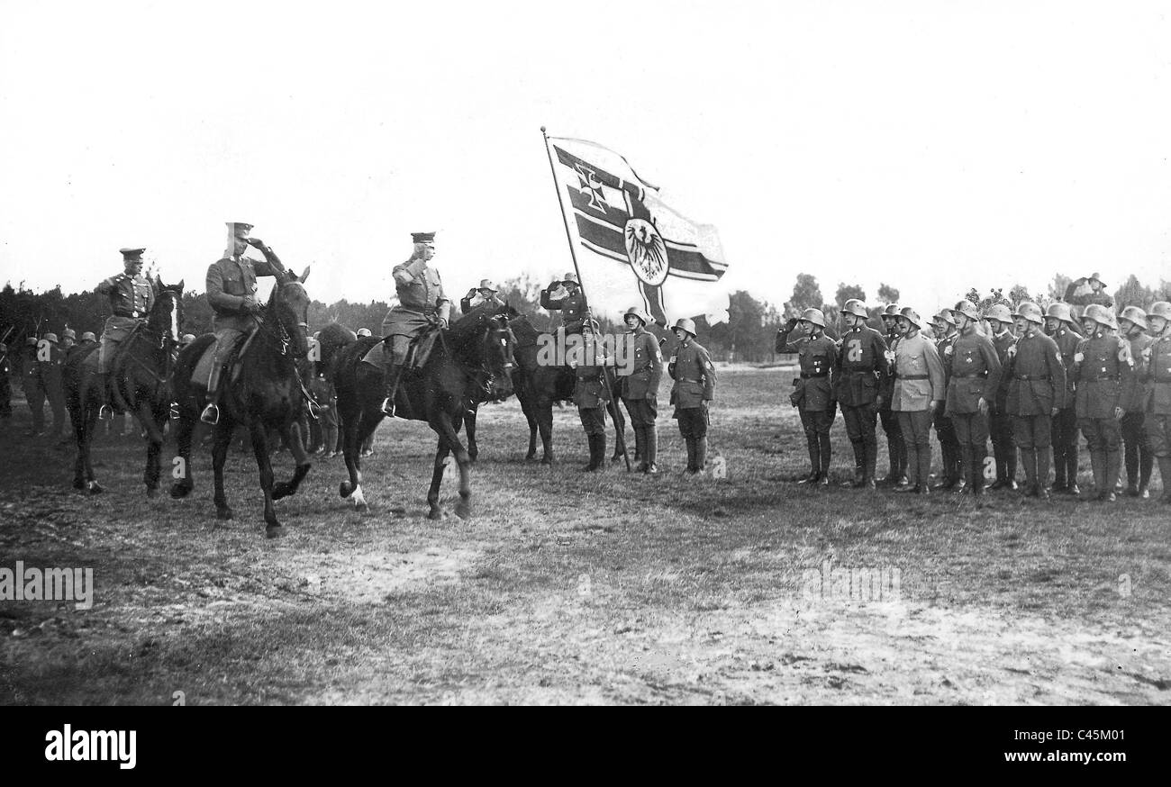 Kapitän Ehrhardt mit seinem Freikorps, 1920 Stockfotografie Alamy