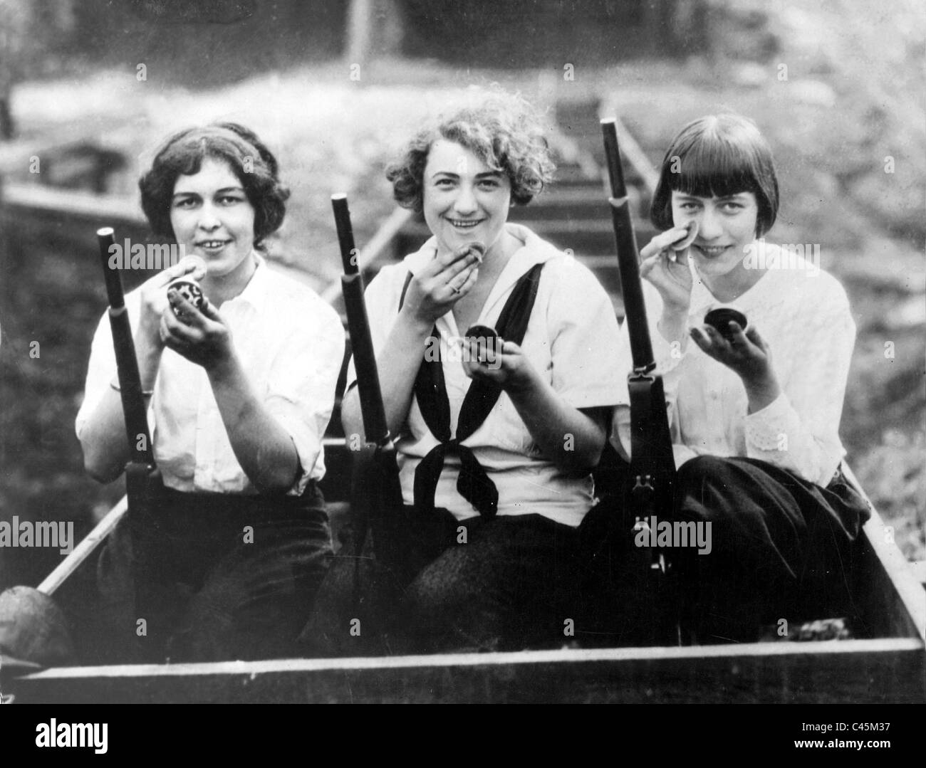 Frauen der Bogenschützen Gilde der Universität Cincinnati Stockfoto