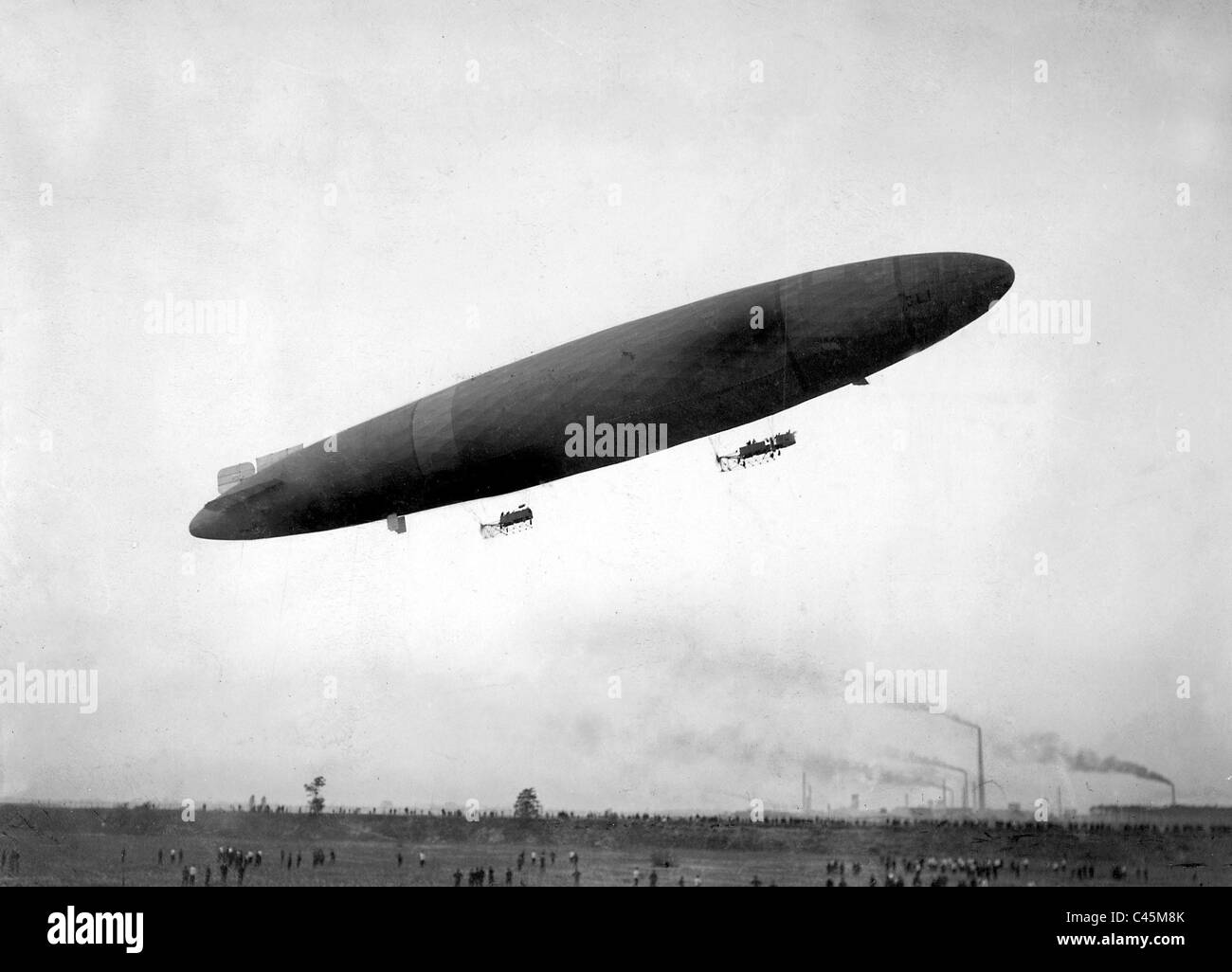 Schuette-Lanz-Luftschiff nach einem Anstieg, 1911 Stockfoto