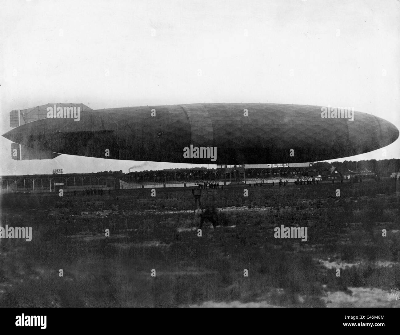 Luftschiff Schuette-Lanz "SL 1" vor dem Start, 1912 Stockfoto