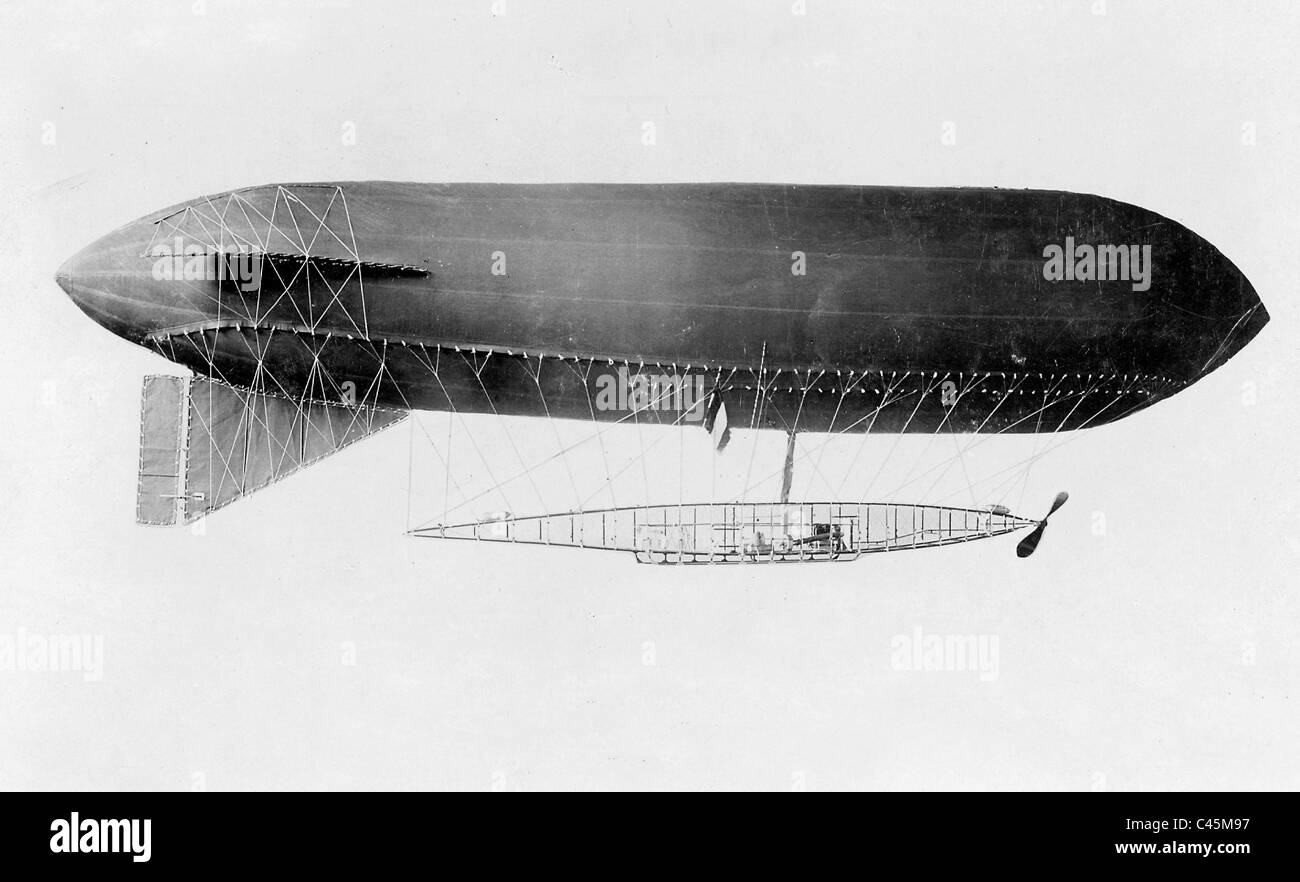 Das Luftschiff "RWMLSG", 1909 Stockfoto