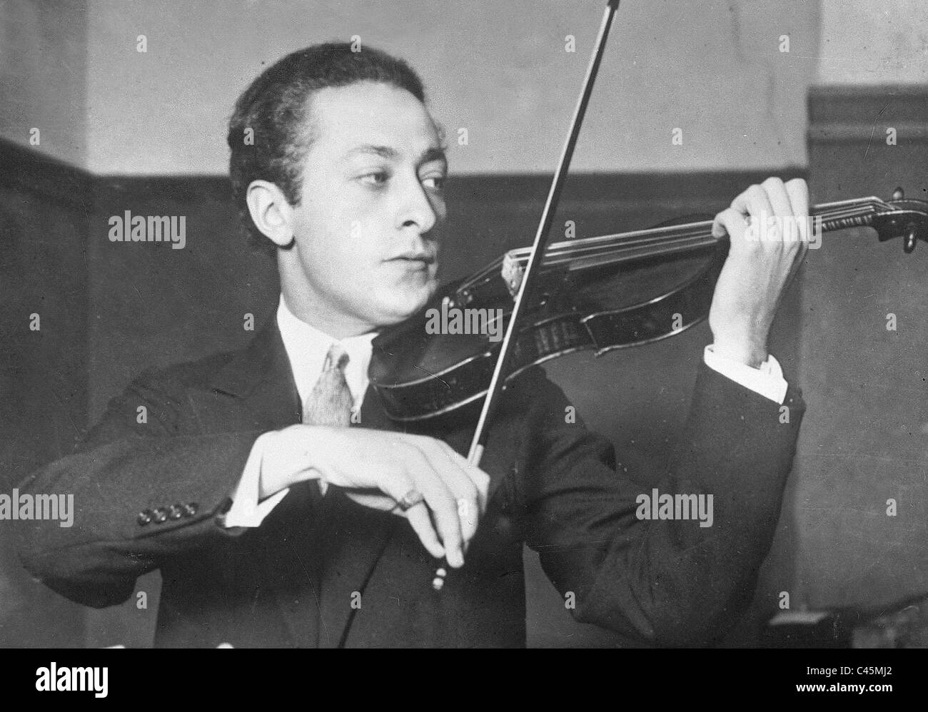 Jascha Heifetz, 1928 Stockfotografie Alamy