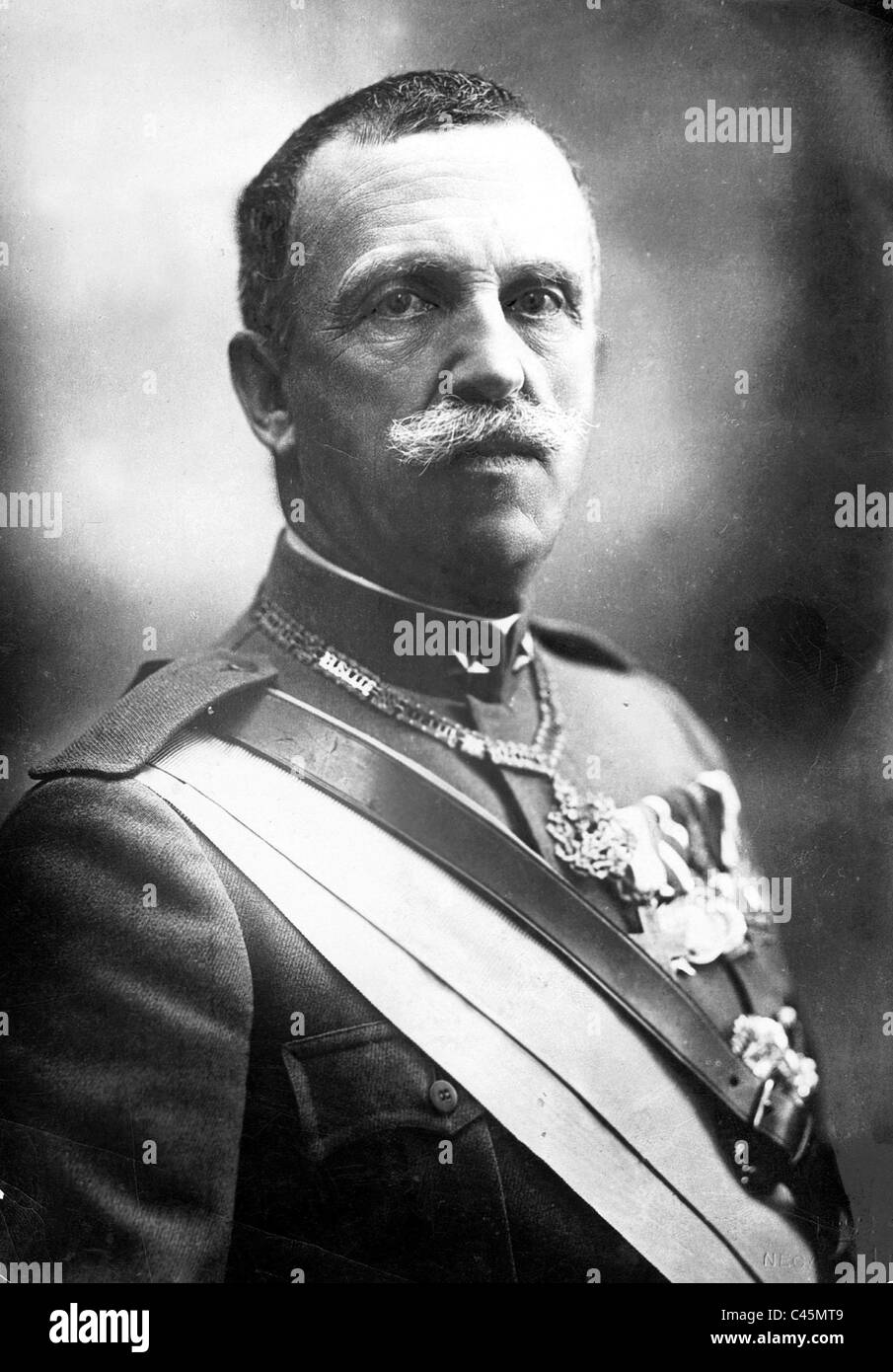 Viktor Emanuel III. von Italien Stockfoto