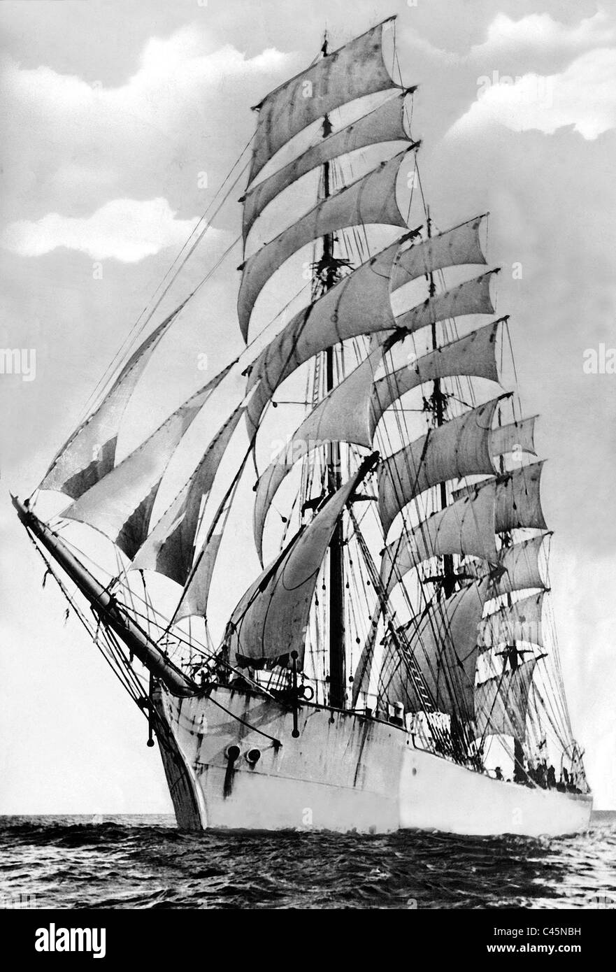 Segelschiff, 1929 Stockfoto