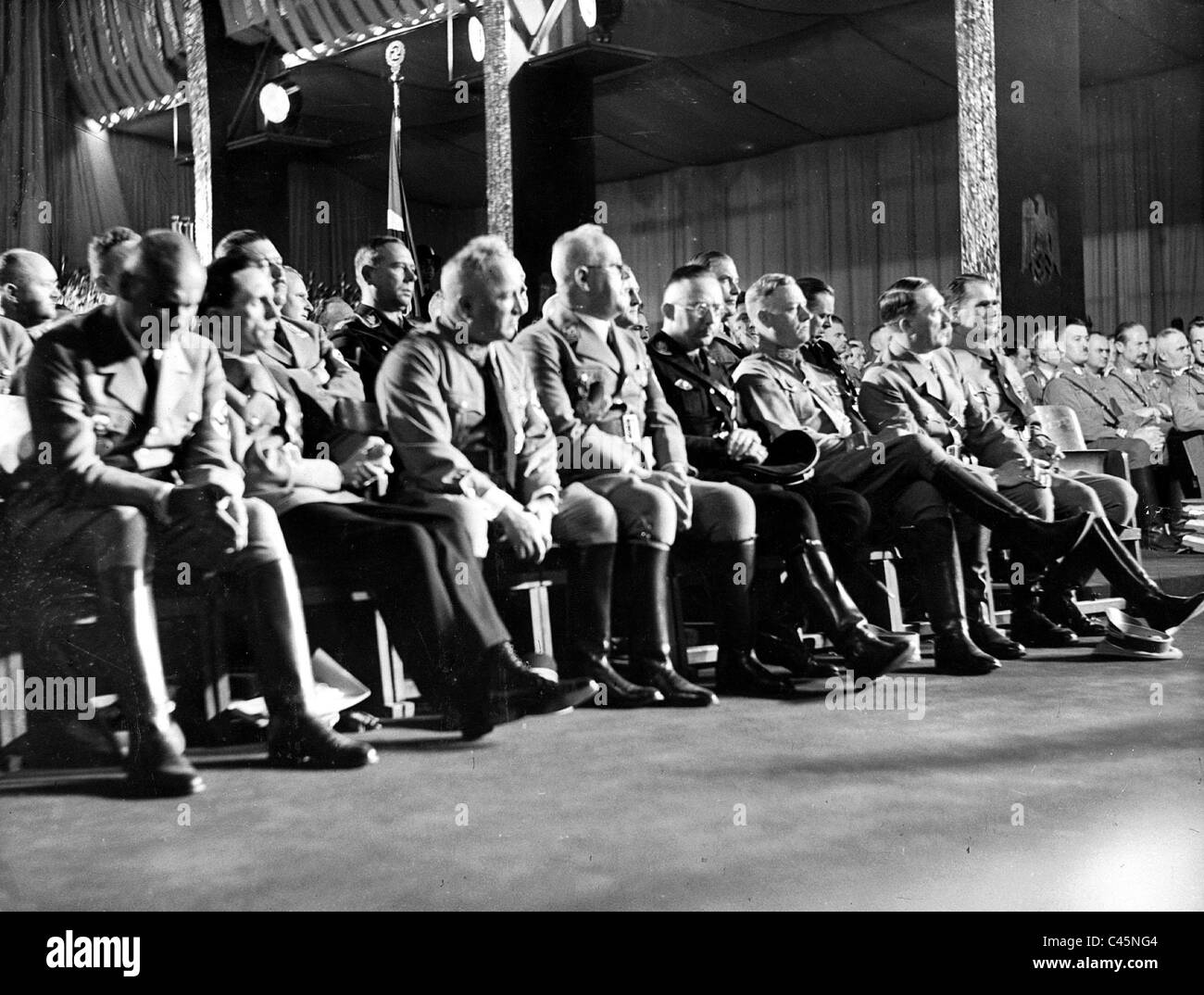 Party Berühmtheit auf dem Reich-Parteitag in Nürnberg, 1936 Stockfoto