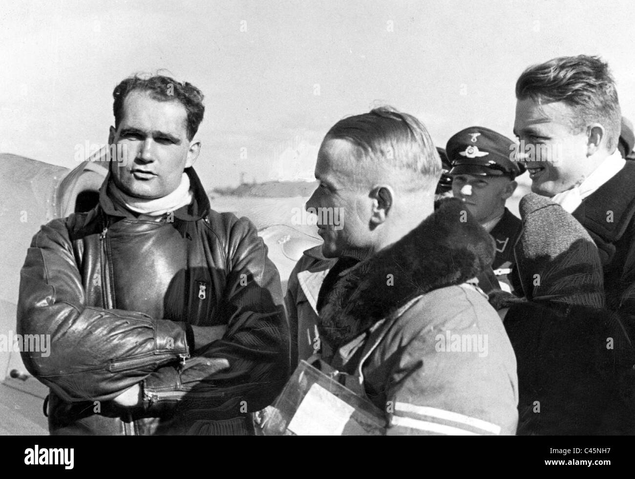 Rudolf Hess nach dem Flug zur Zugspitze, 1935 Stockfoto