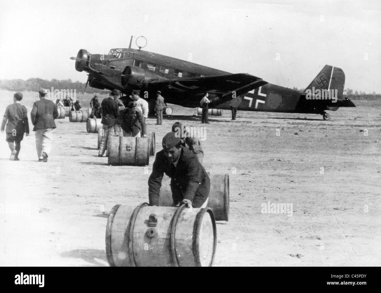 Transport von Lieferungen nach Afrika, 1942 Stockfoto