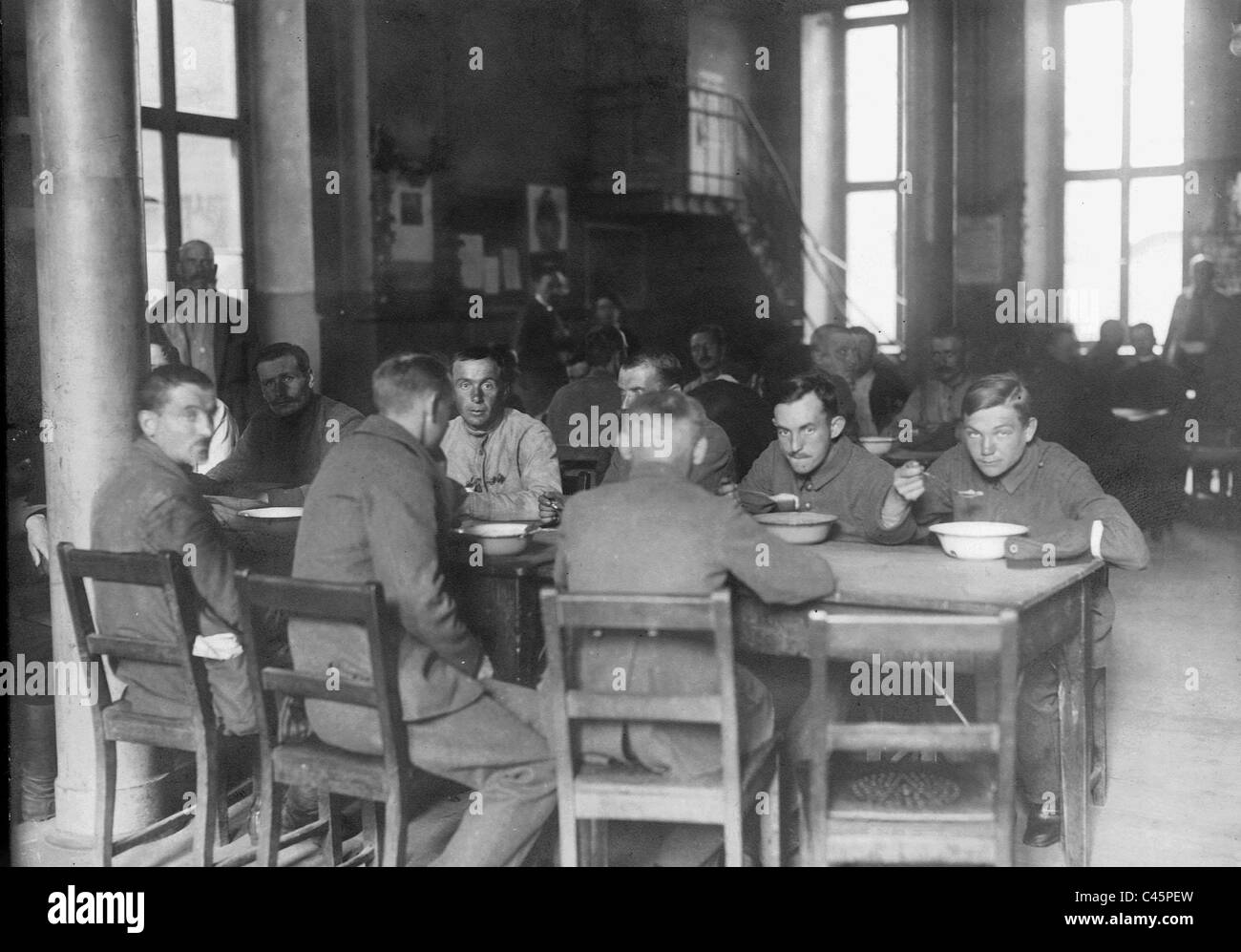 Hospiz für befreite deutsche Kriegsgefangene, 1919 Stockfoto