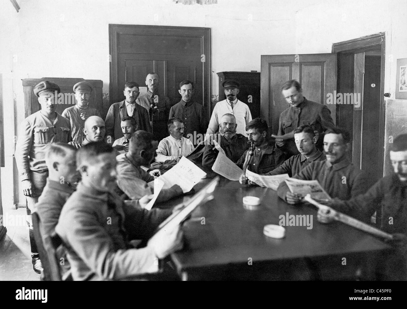 Hospiz für befreite deutsche Kriegsgefangene, 1919 Stockfoto