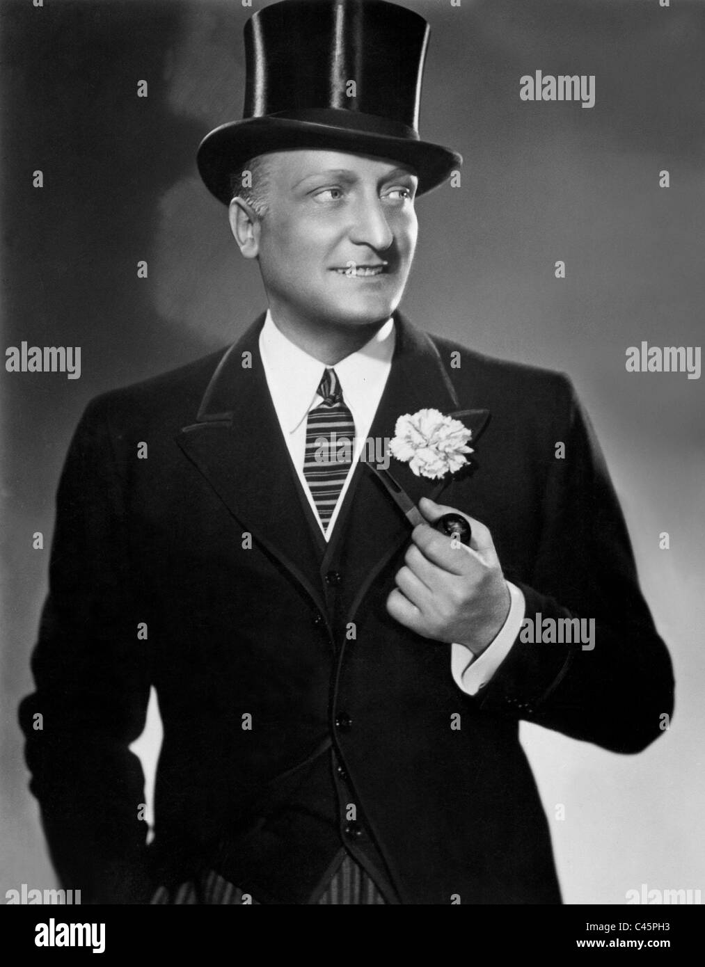 Hans Albers in "Der Mann, der Sherlock Holmes war", 1937 Stockfoto