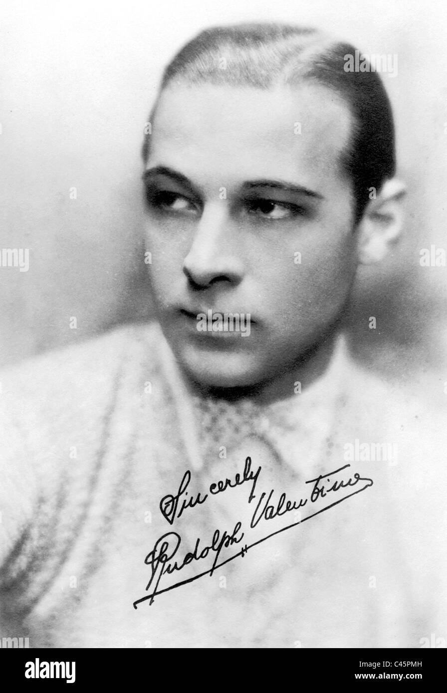 Rudolph Valentino Stockfoto
