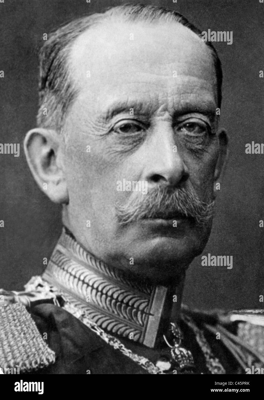 Alfred Graf von Schlieffen Stockfoto