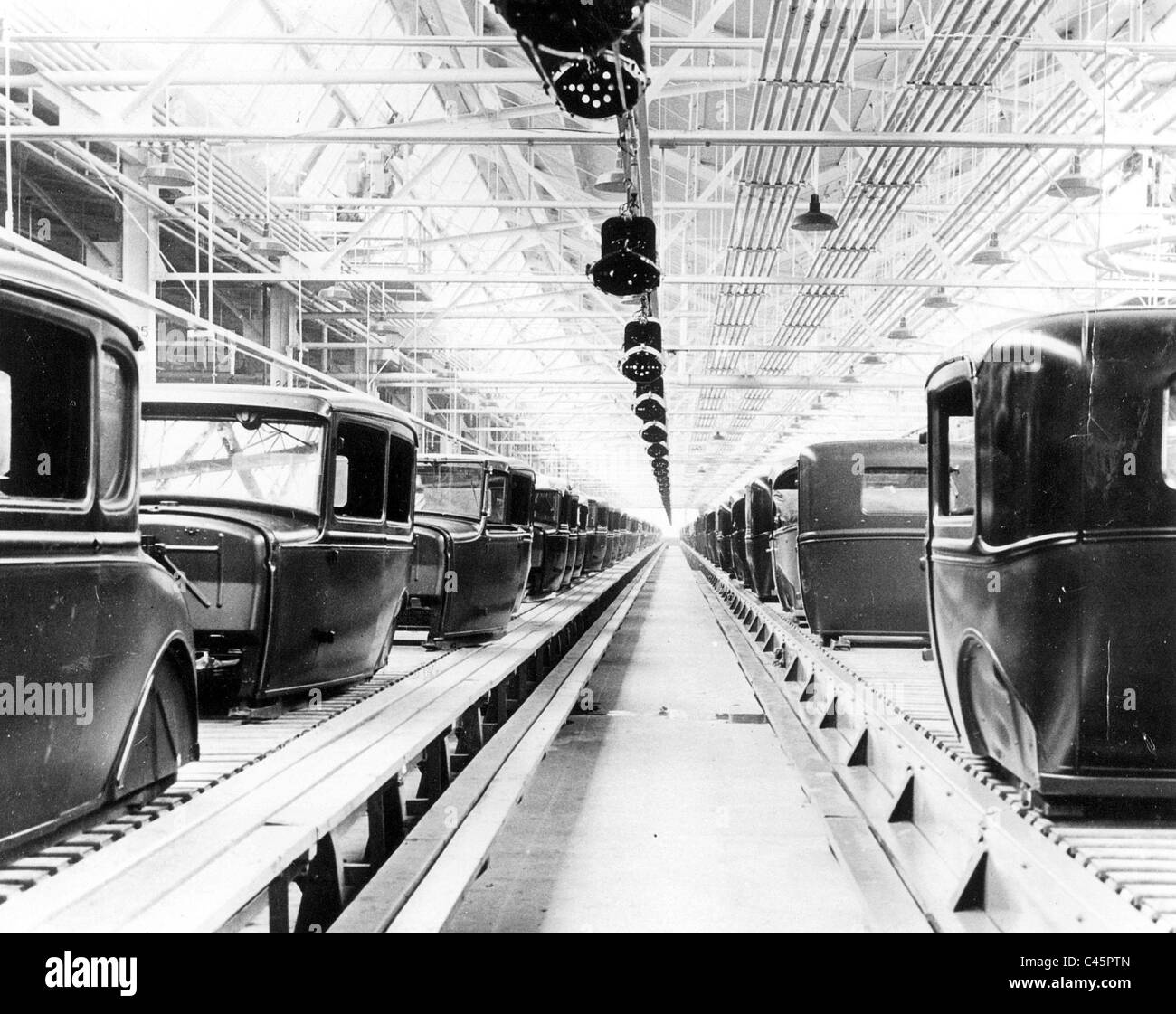 Ford-Werk während der Weltwirtschaftskrise 1929 Stockfoto