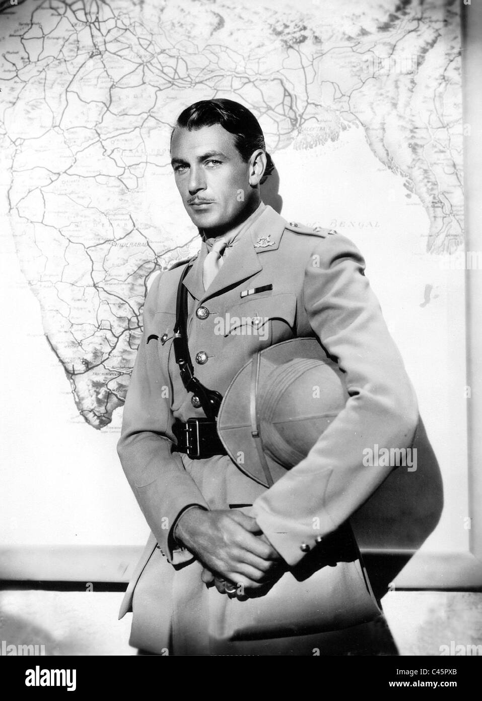 Gary Cooper Gary Cooper Gary Cooper in "Das Leben der eine Bengal Lancer", 1935 Stockfoto