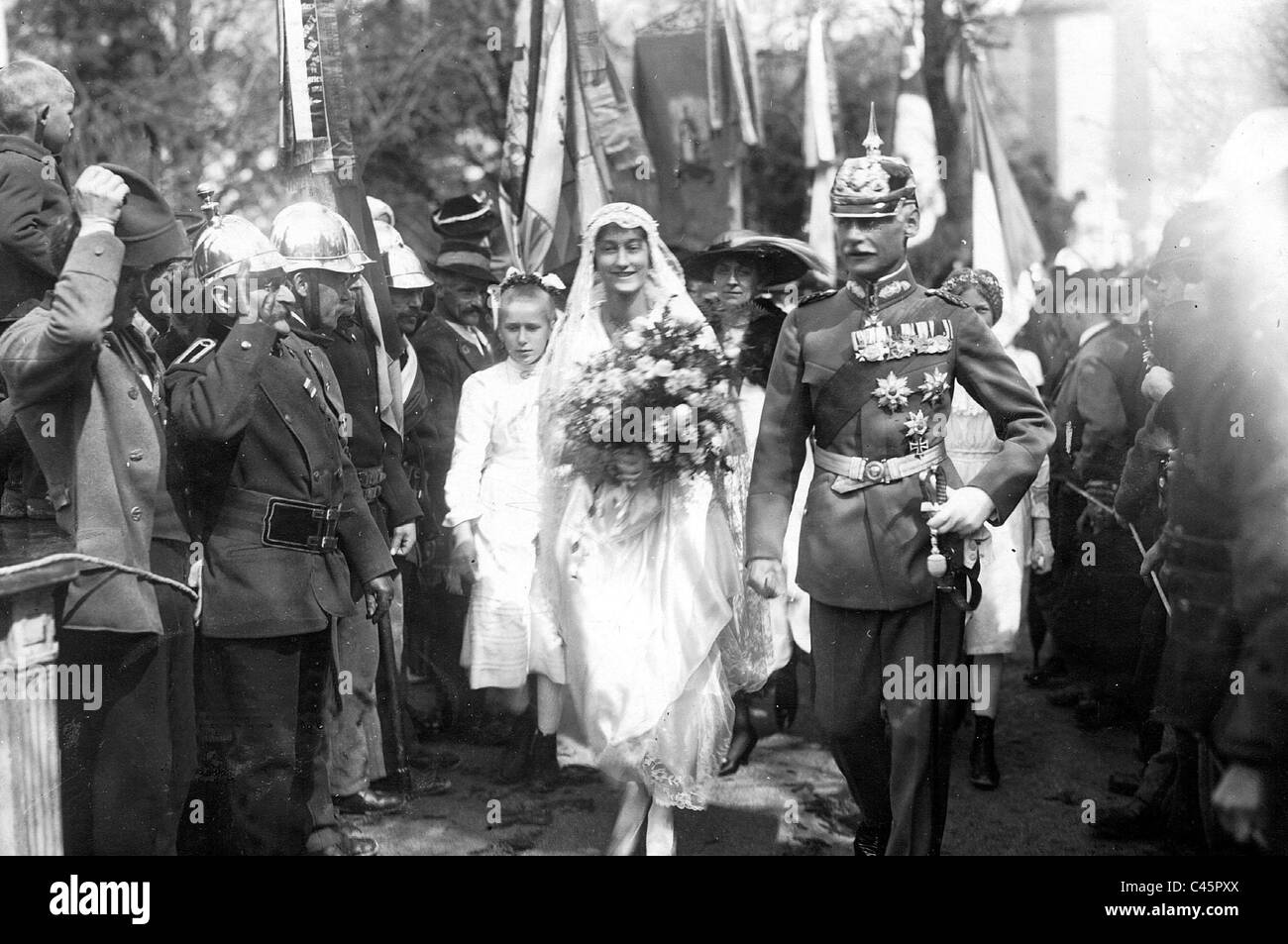 Rupprecht von Bayern heiratet Antonia von Luxemburg, 1921 Stockfoto