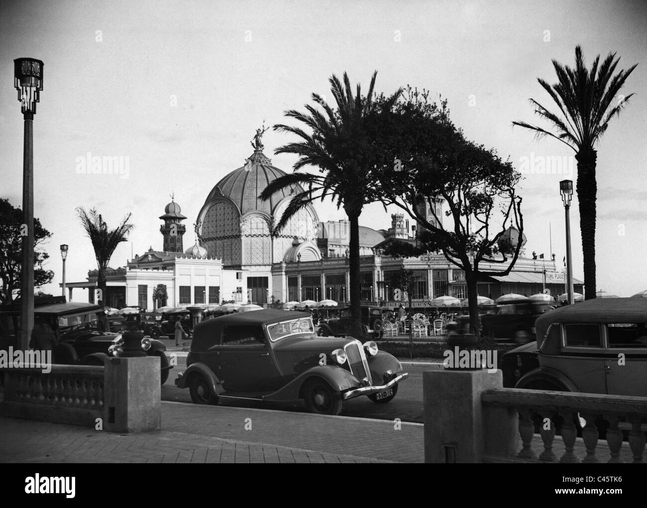 "Casino De La Jetee" in Nizza, 1934 Stockfoto