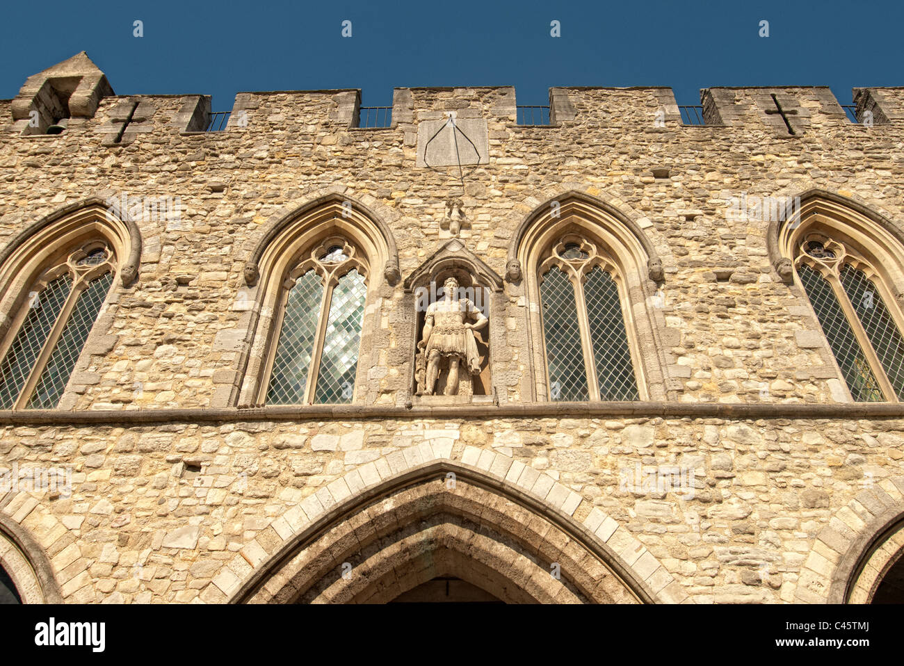 14. Jahrhundert Bargate Glocke Burg Southampton Hampshire UK Stockfoto