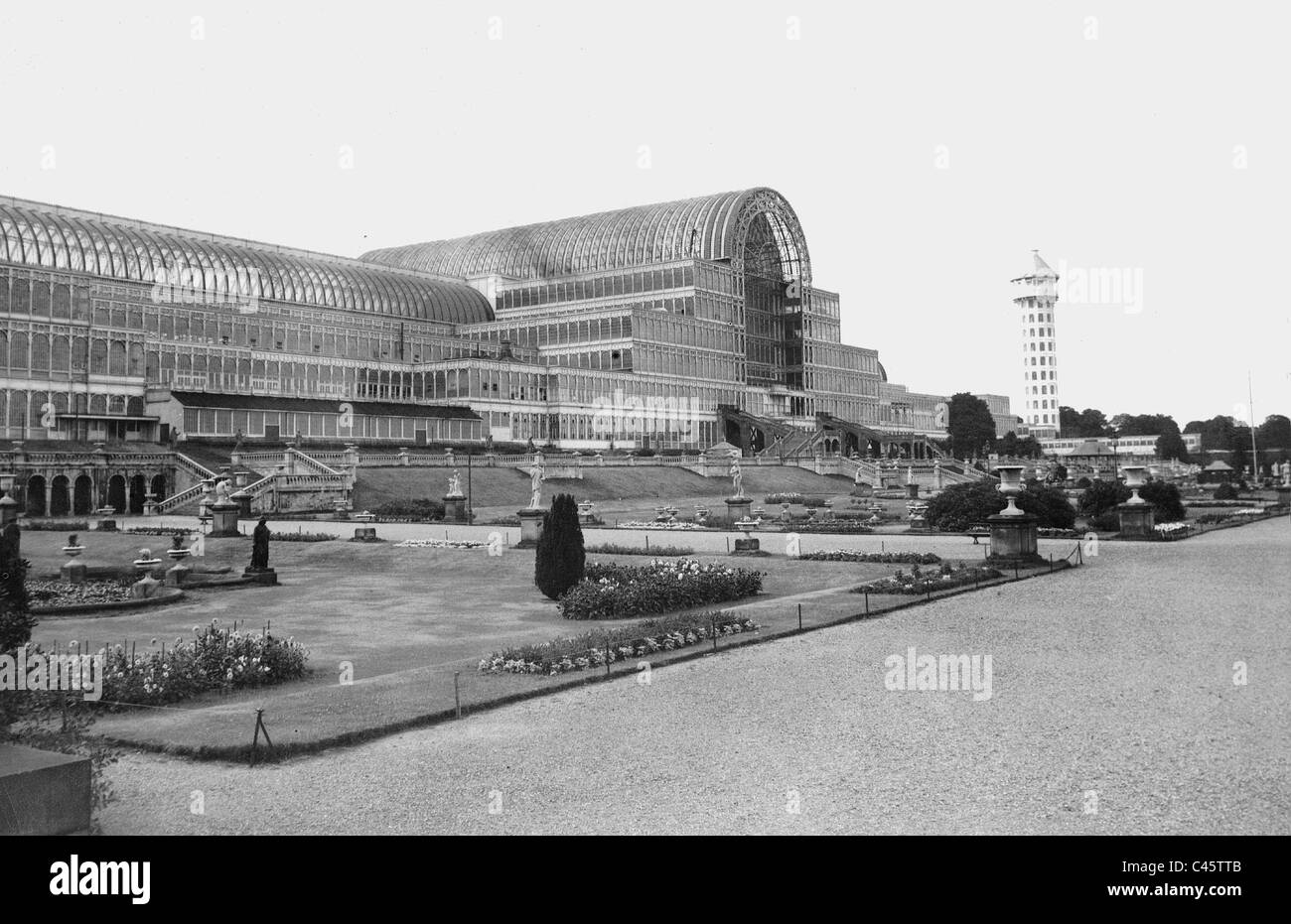 Crystal Palace in London, 1932 Stockfoto