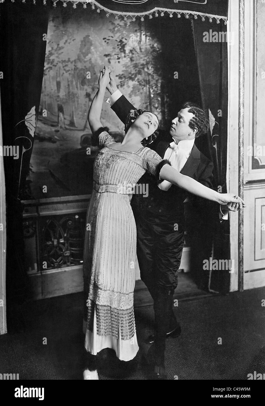 Leistung des Tango Argentino, 1911 Stockfoto