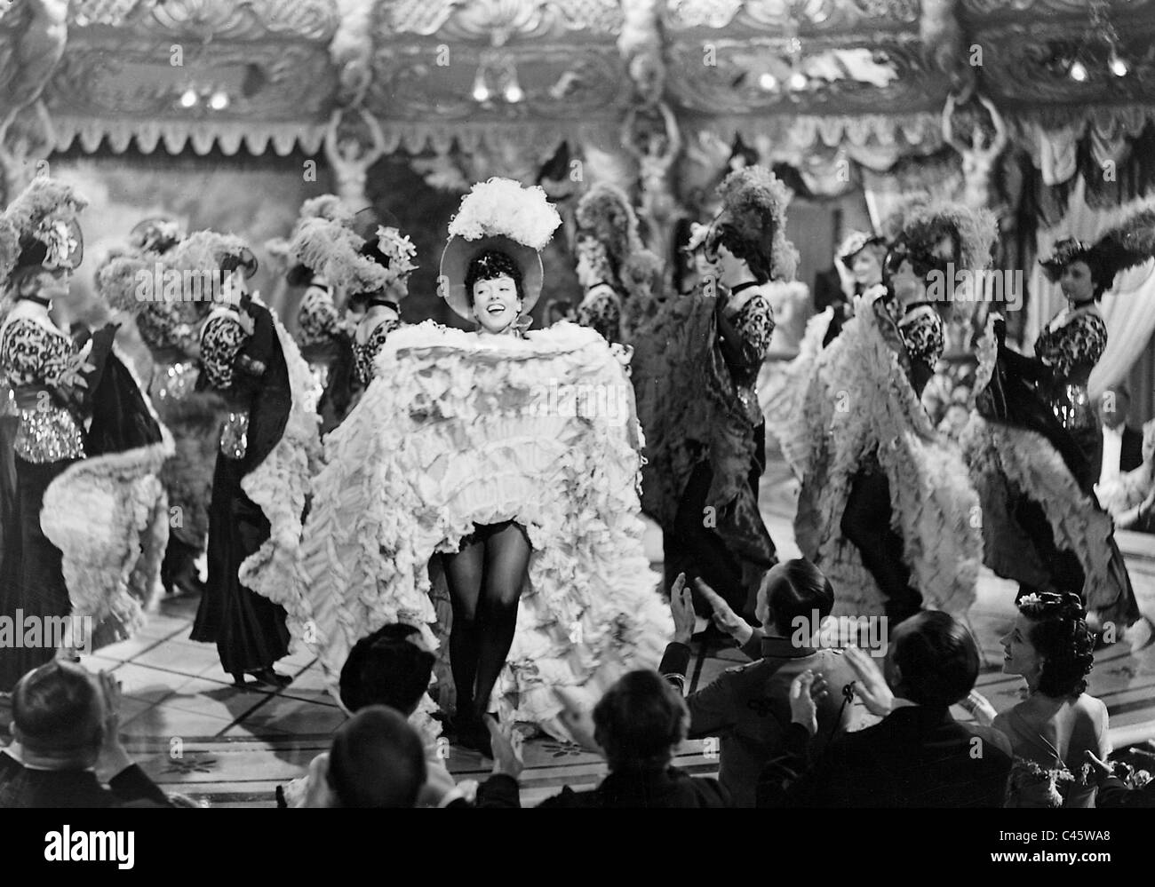 Die Tänzer tanzen Cancan, 1939 Stockfoto