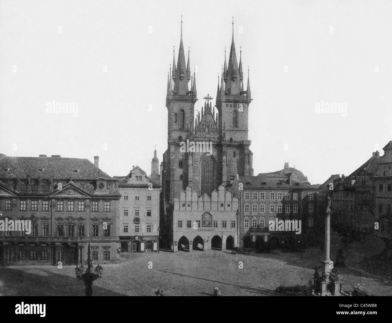 Teynkirche in Prag Stockfoto