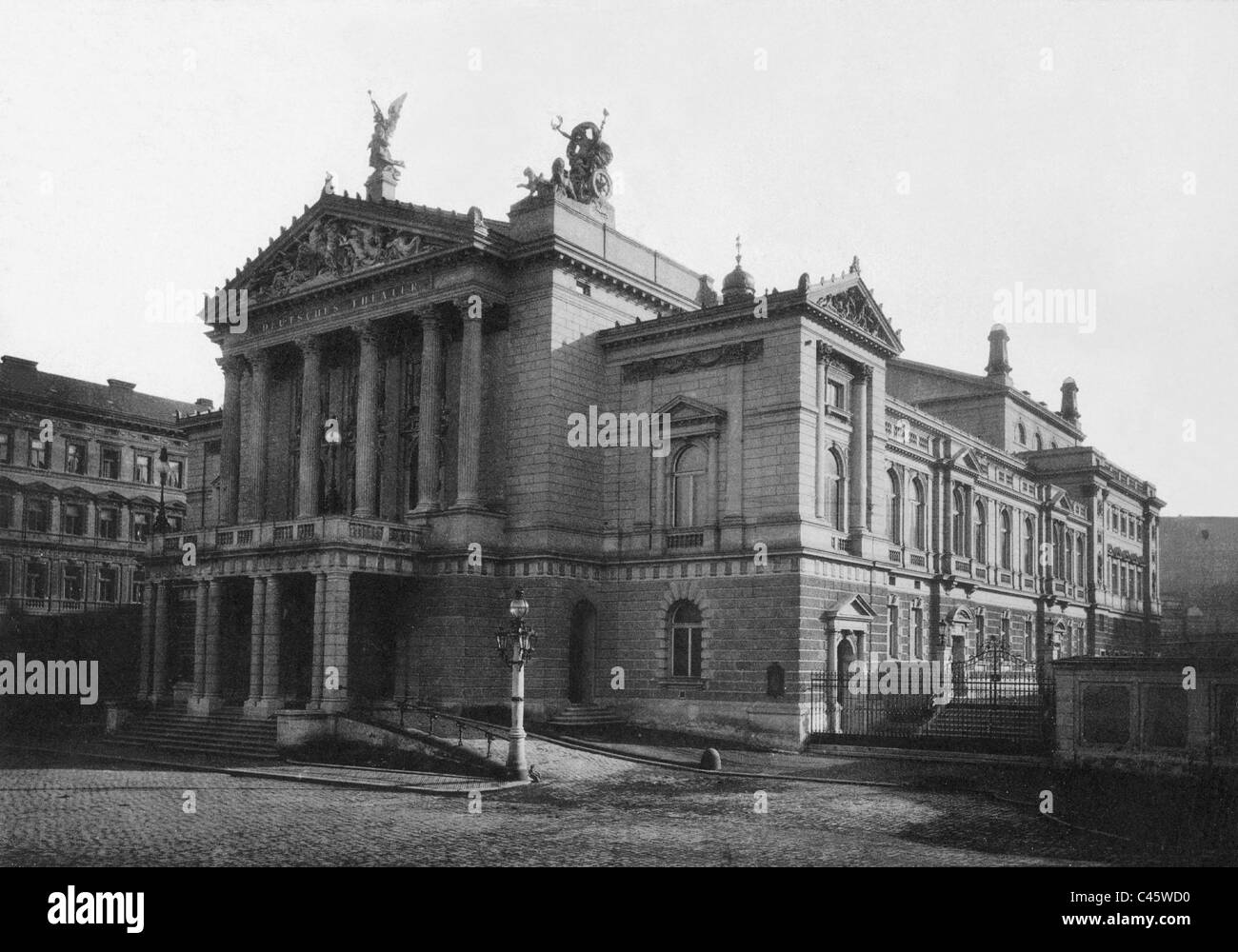 Deutschen Theater in Prag Stockfoto