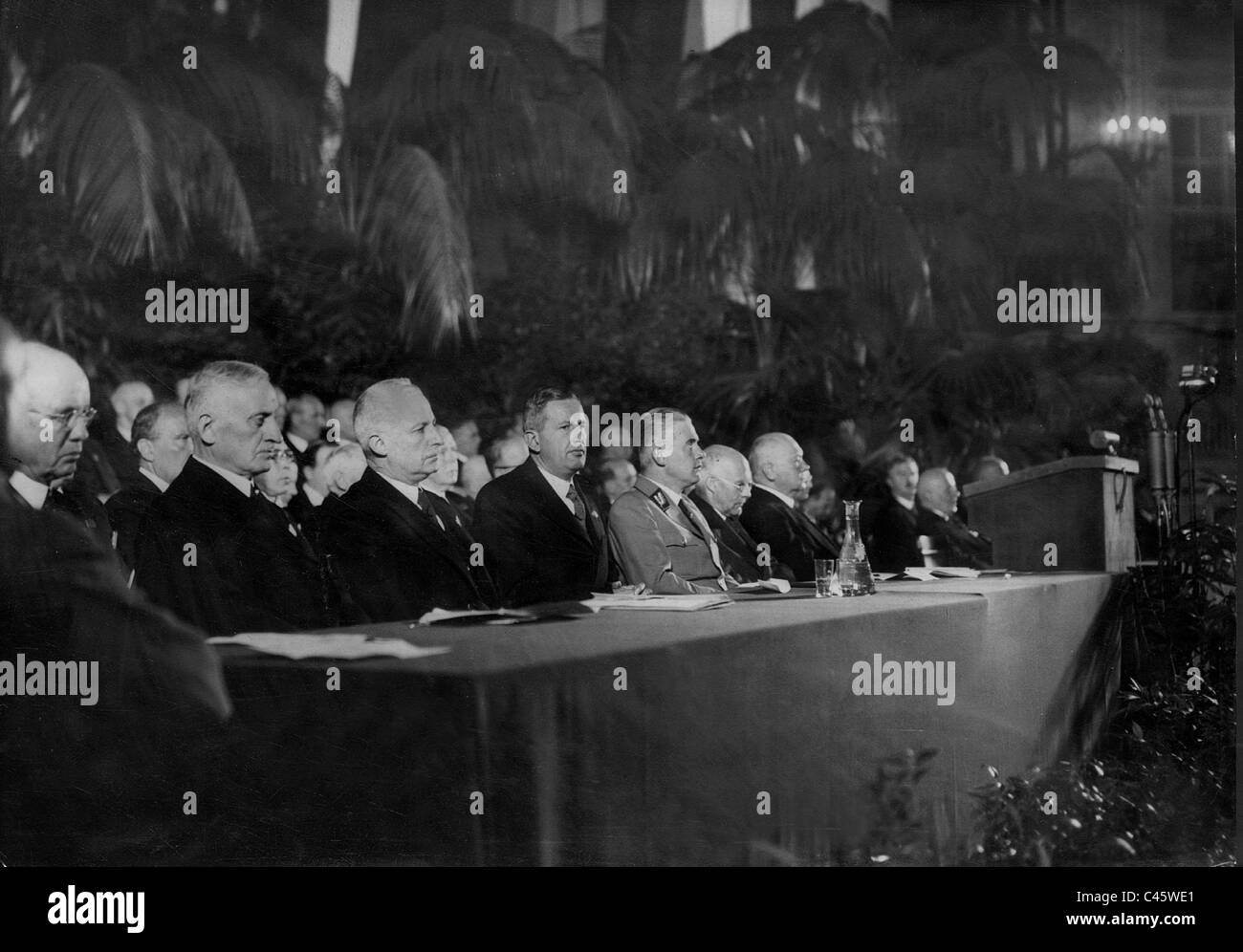 Welt-Mächte-Konferenz in Wien, 1938 Stockfoto