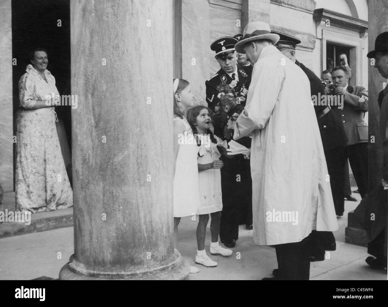 Adolf Hitler und Winifred Wagner in Bayreuth, 1938 Stockfoto