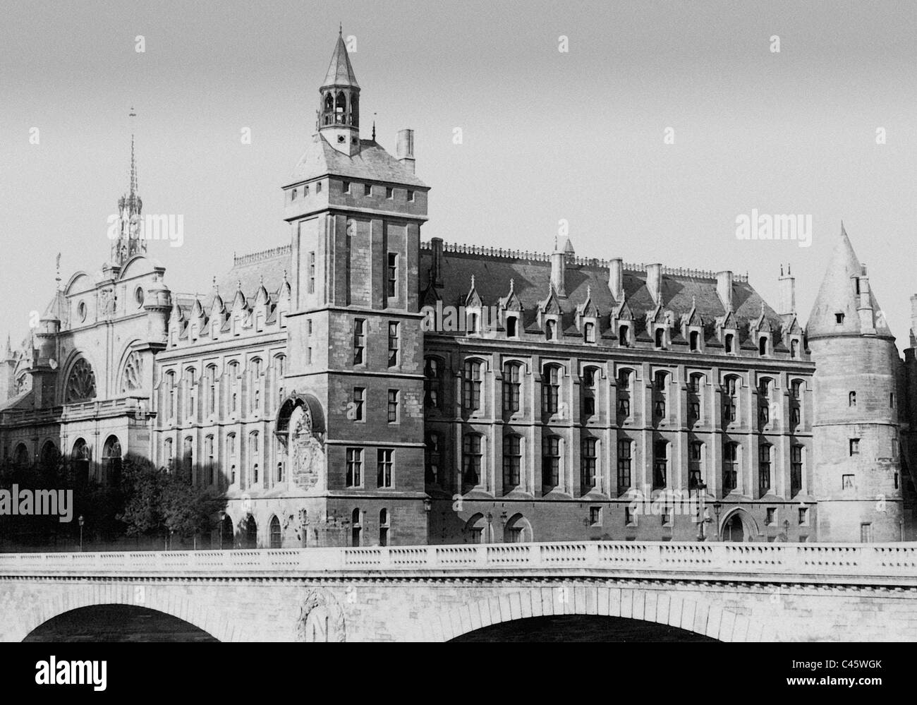 La Conciergerie in Paris Stockfoto