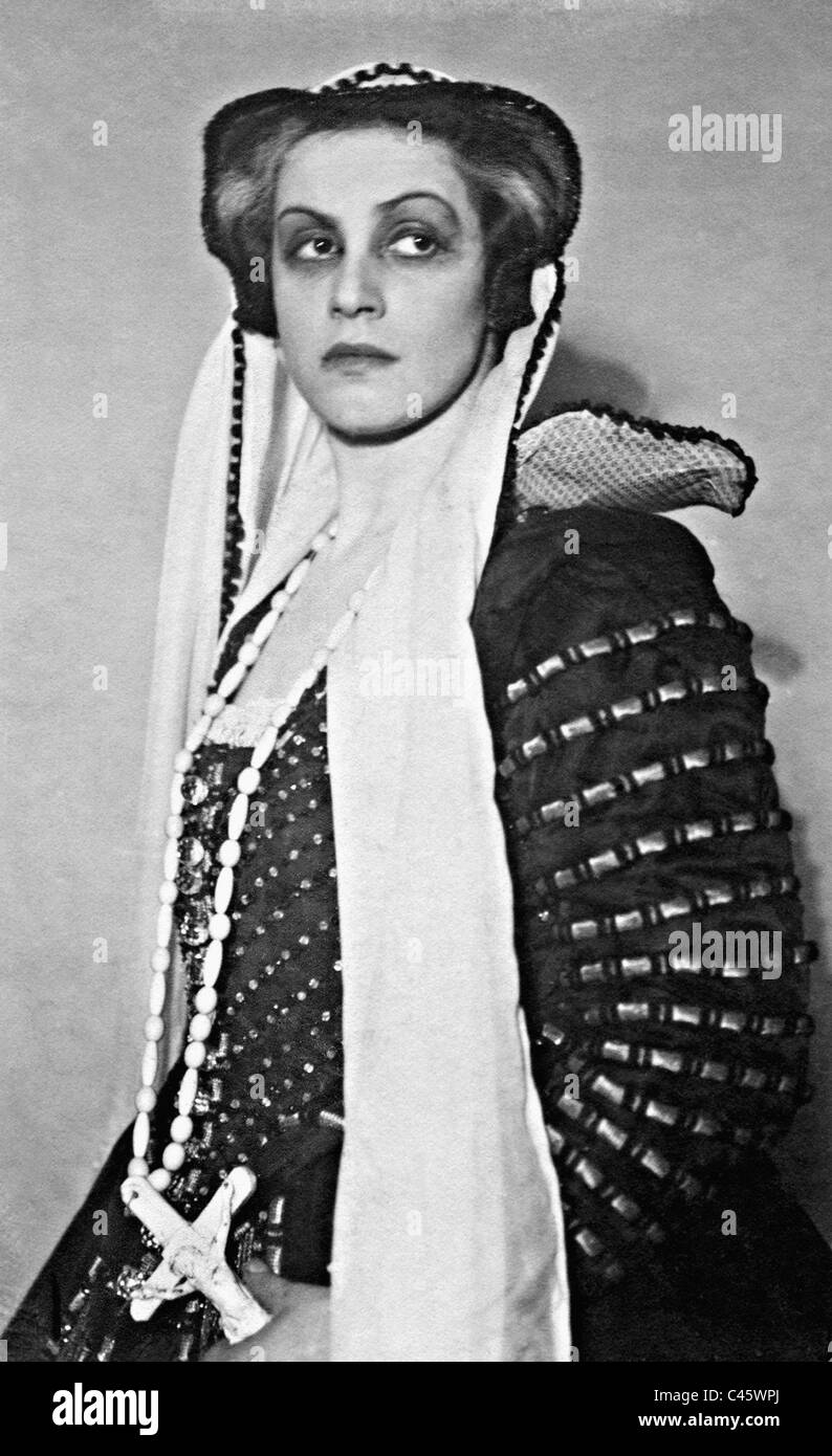 Maria Fein in "Maria Stuart", 1916 Stockfoto