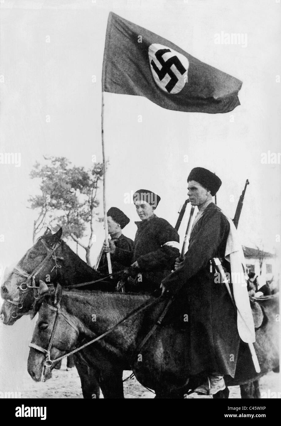 Tscherkessen Freiwillige an der Ostfront, 1942 Stockfoto