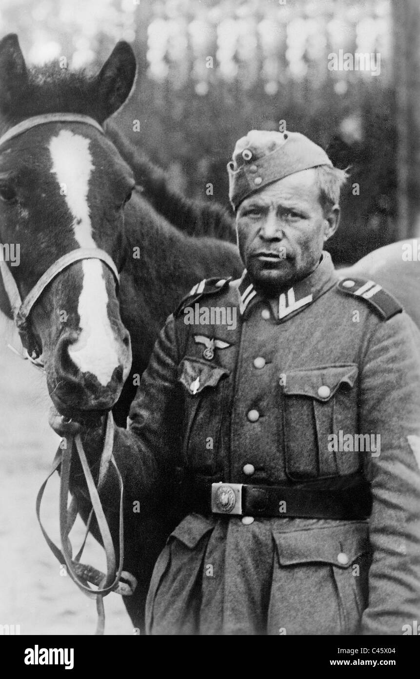 Staatlichen Offizier im Dienst der Streitkräfte, 1943 Stockfoto