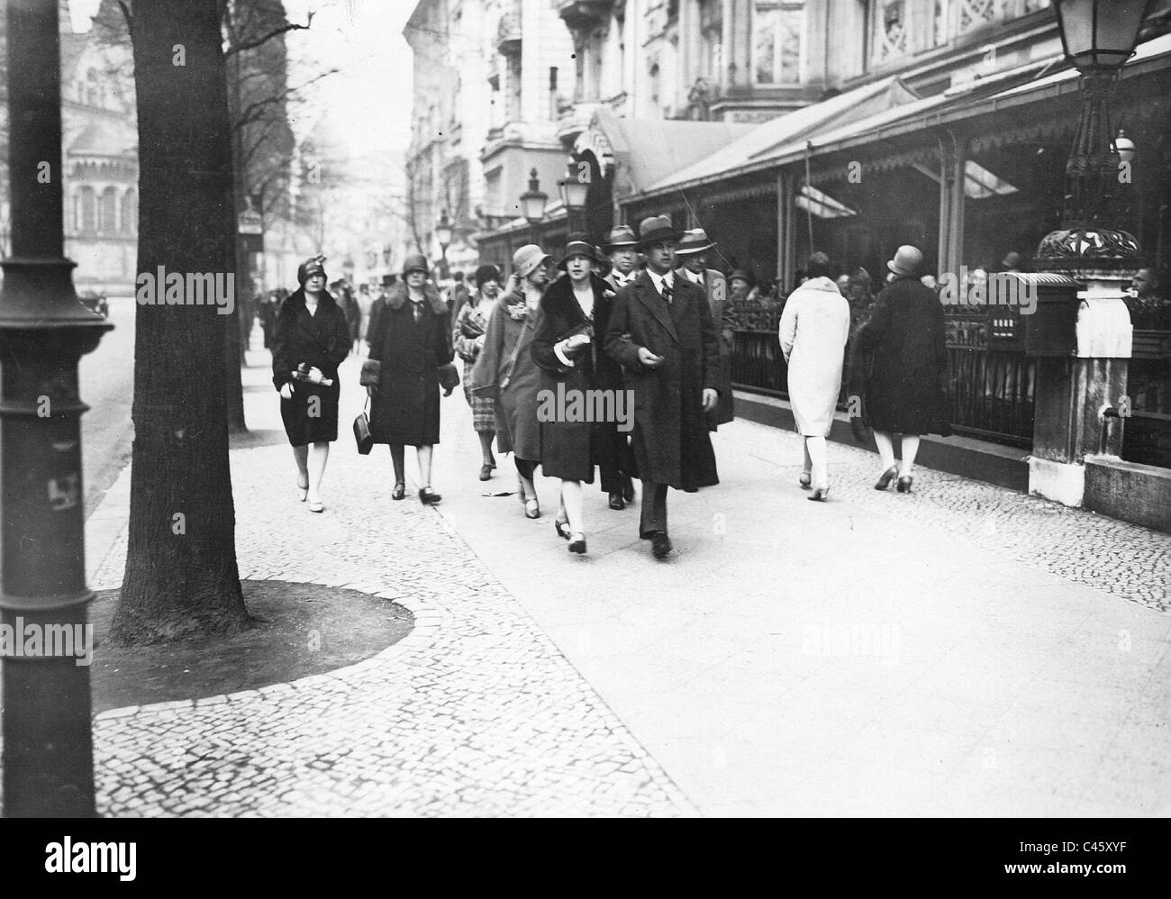 Kurfürstendamm in Berlin, 1929 Stockfoto