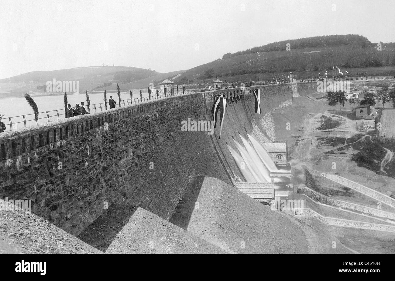 Henne Tal Damm, 1906 Stockfoto