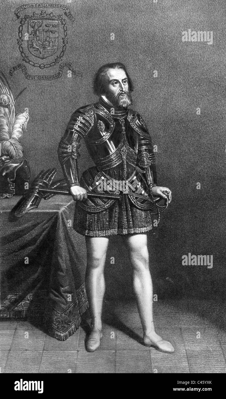 Hernando Cortez Stockfoto