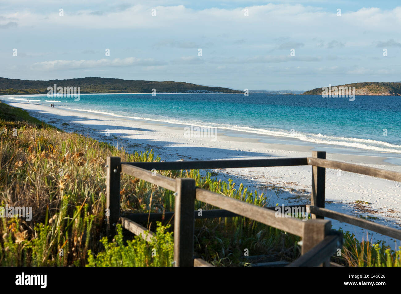 Blick entlang Goode Beach, Franzose Bay, Albany, Western Australia, Australien Stockfoto