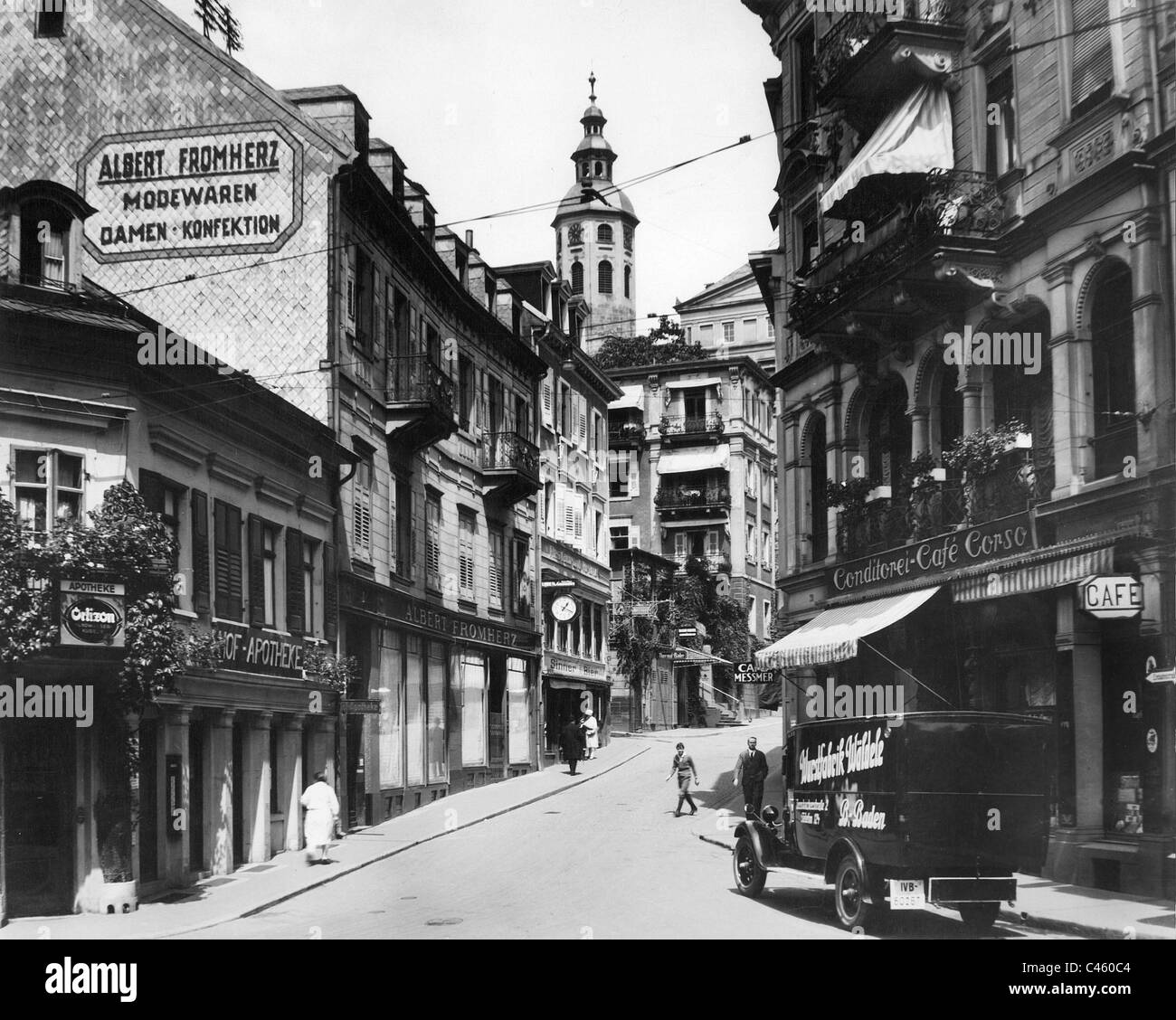 Baden-Baden, 1930 Stockfoto