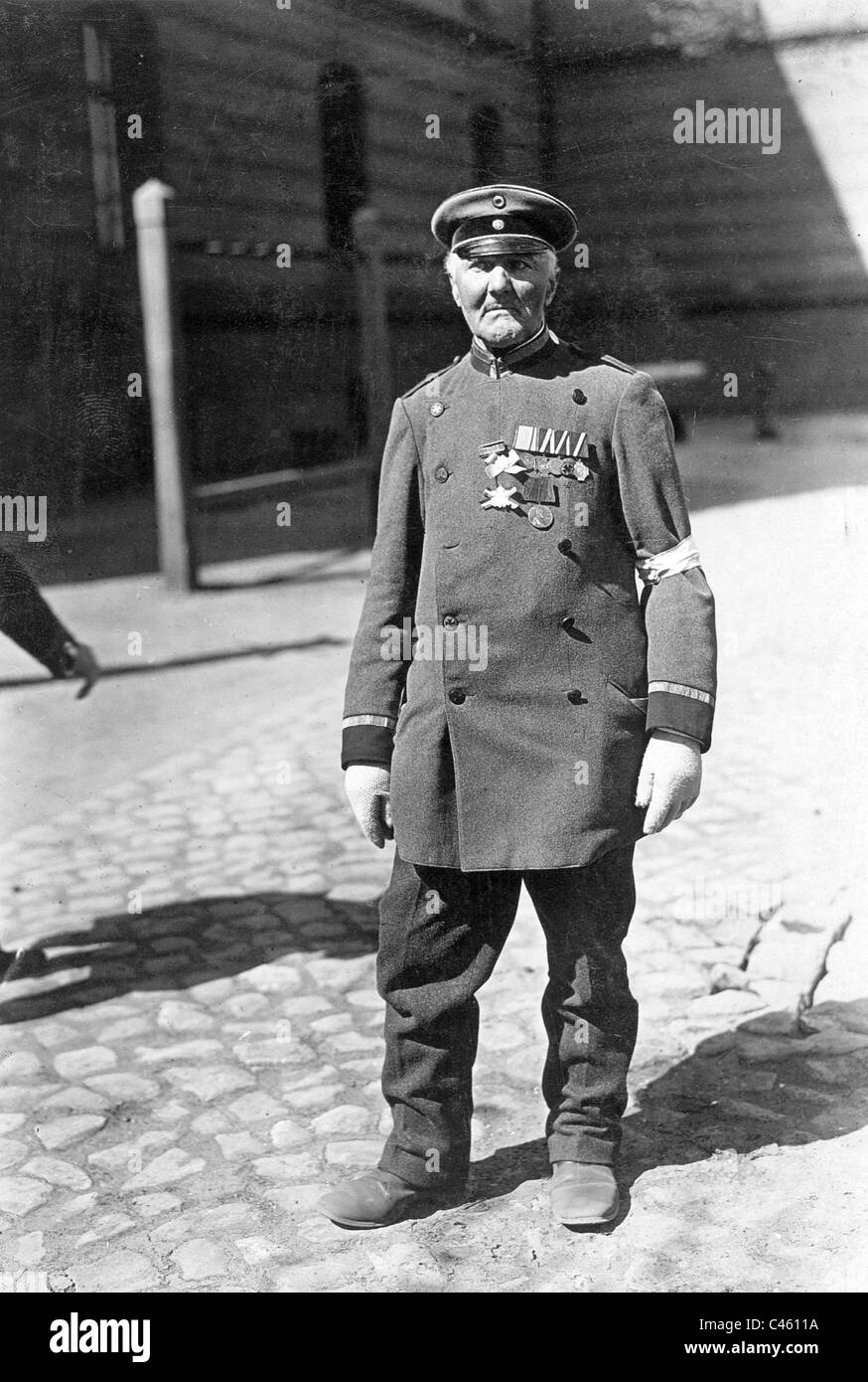 Veteran der preußischen Armee in Berlin Stockfoto