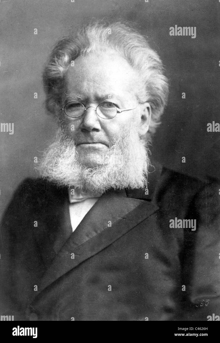 Henrik Ibsen, 1895 Stockfoto