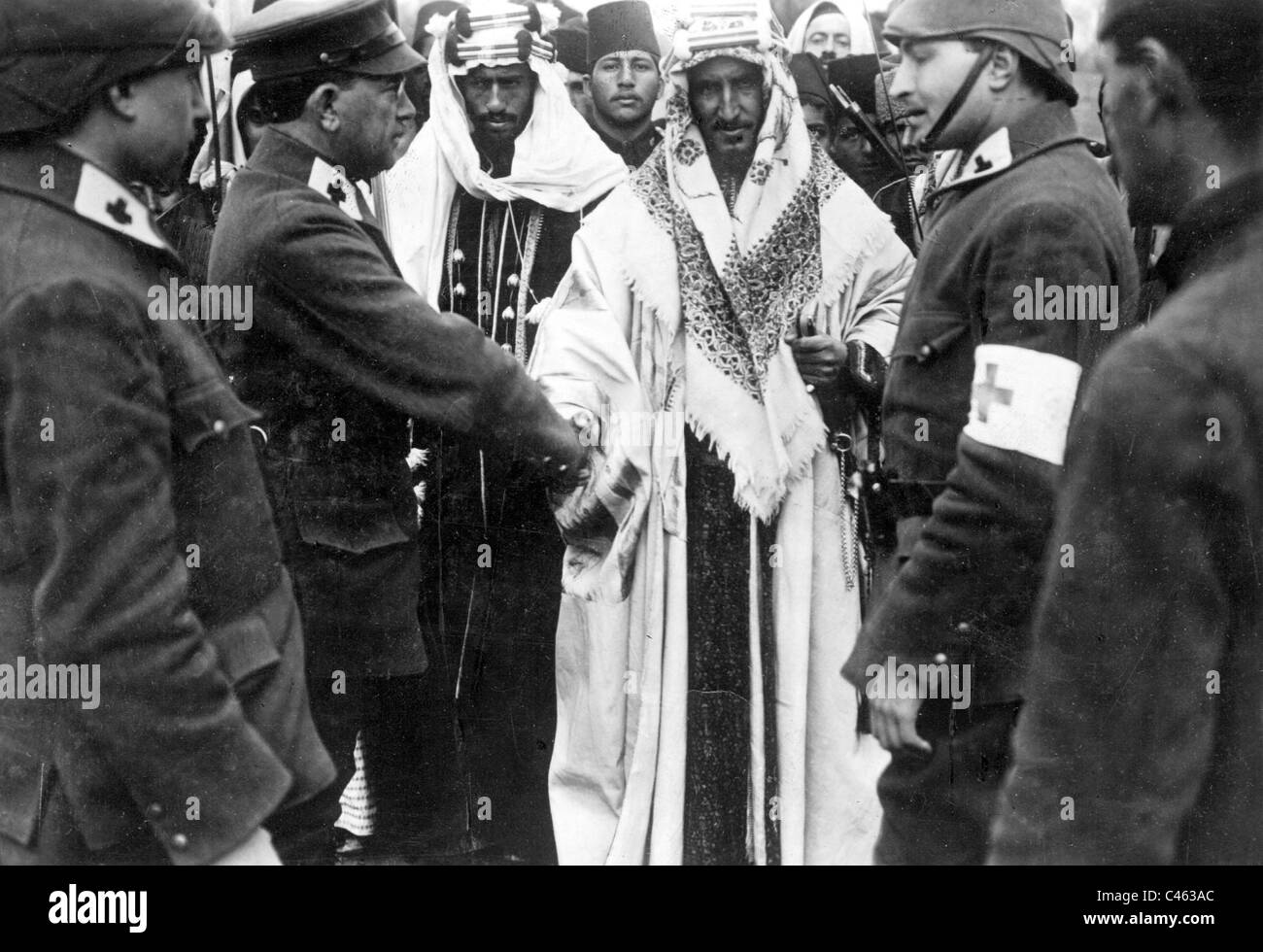Der Großwesir des Beduinen Prinzen Ibn-el-Reschid, 1915 Stockfoto