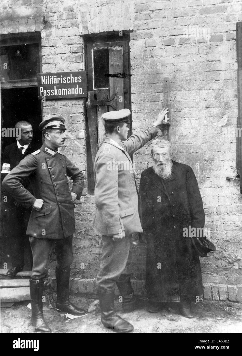 Deutsche Provinz Autorität in den besetzten Gebieten, 1916 Stockfoto