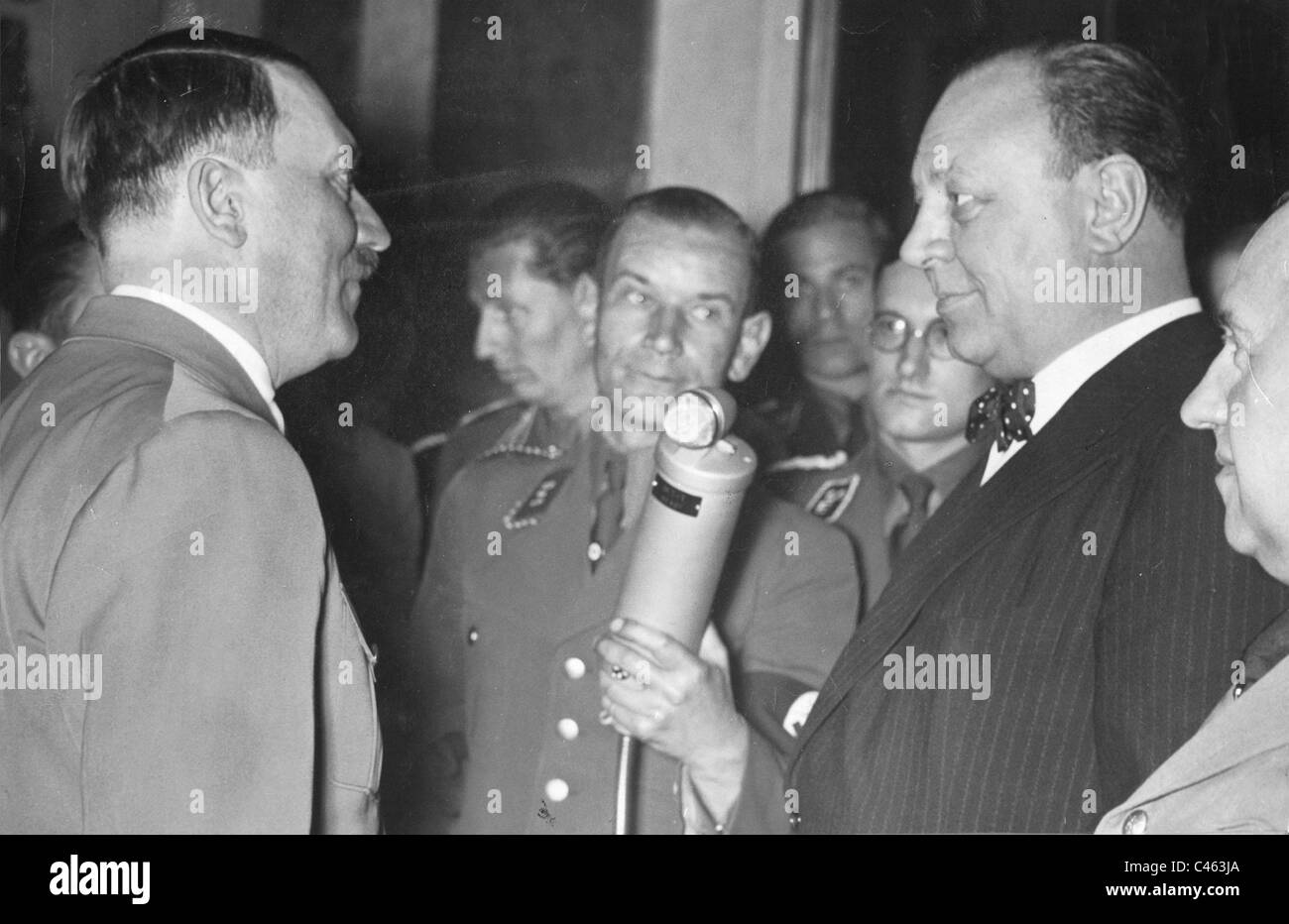 Adolf Hitler und Emil Jannings Stockfoto