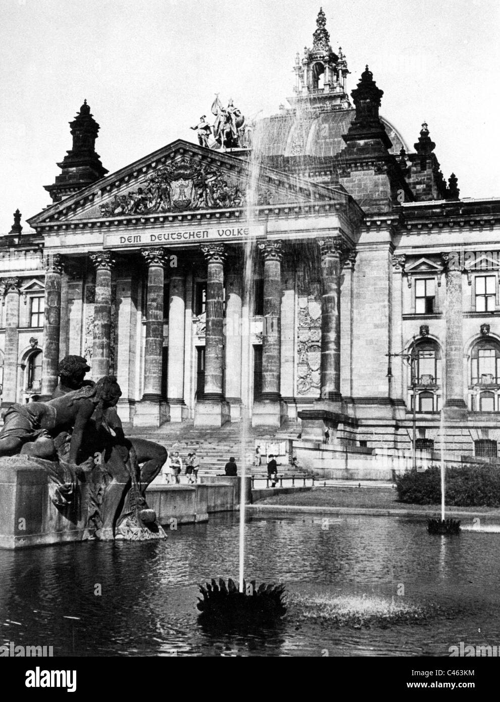 Reichstag, 1933 Stockfoto