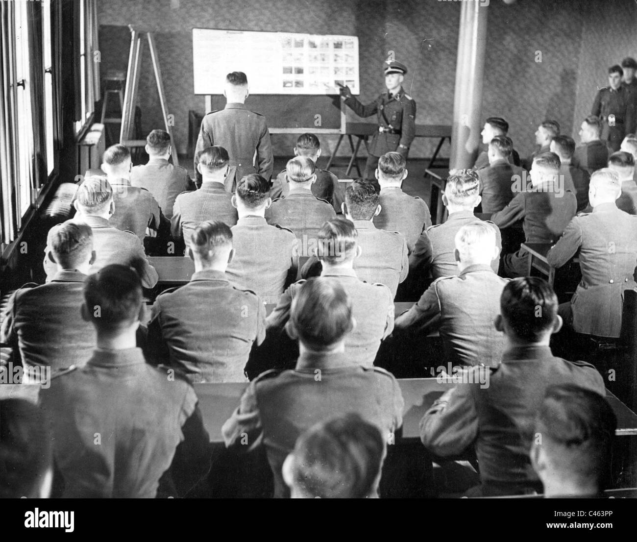 Officer Training der SS Leibwächter Regiment "Adolf Hitler", 1938 Stockfoto