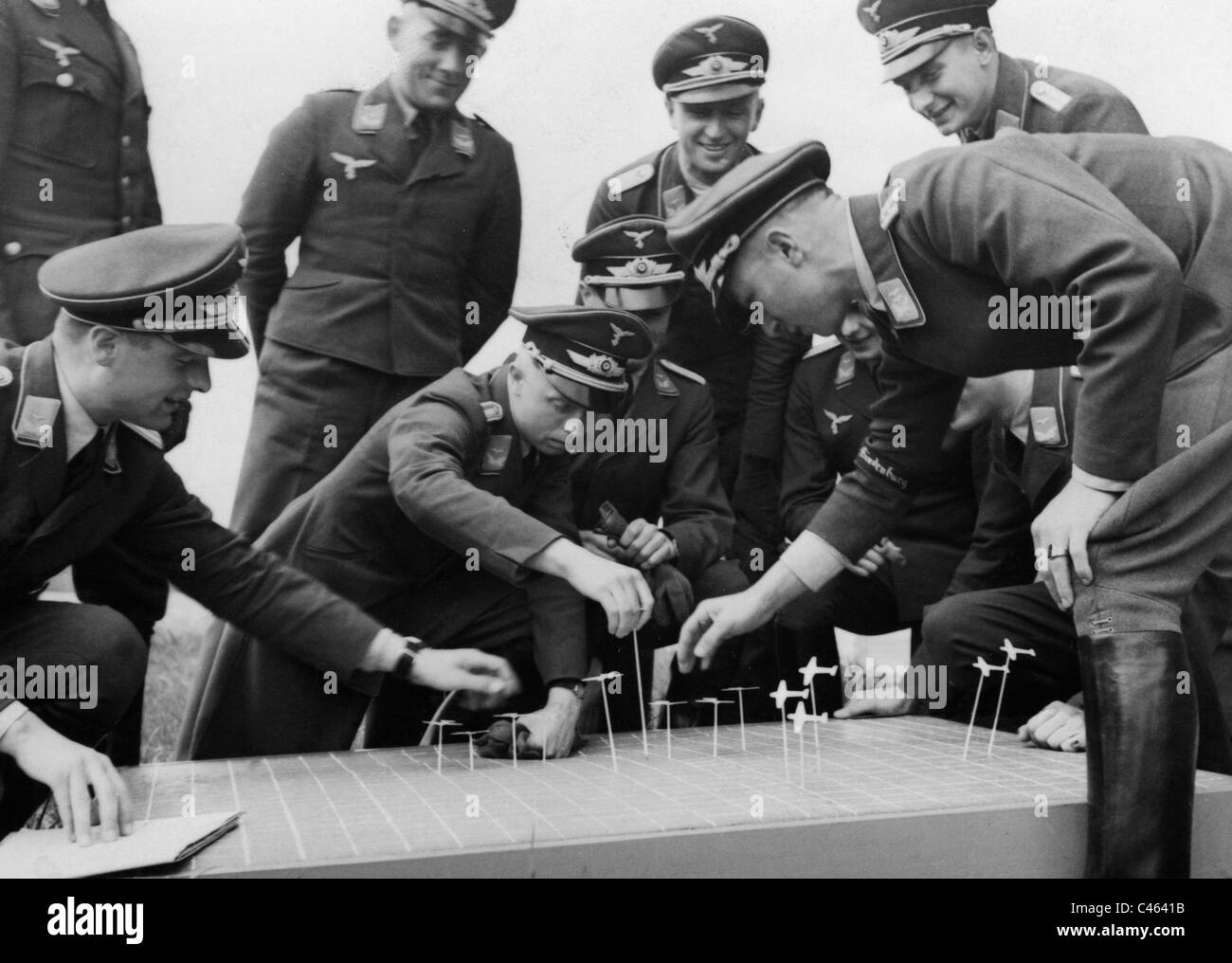Offiziersausbildung an der deutschen Luftwaffe, 1936 Stockfoto
