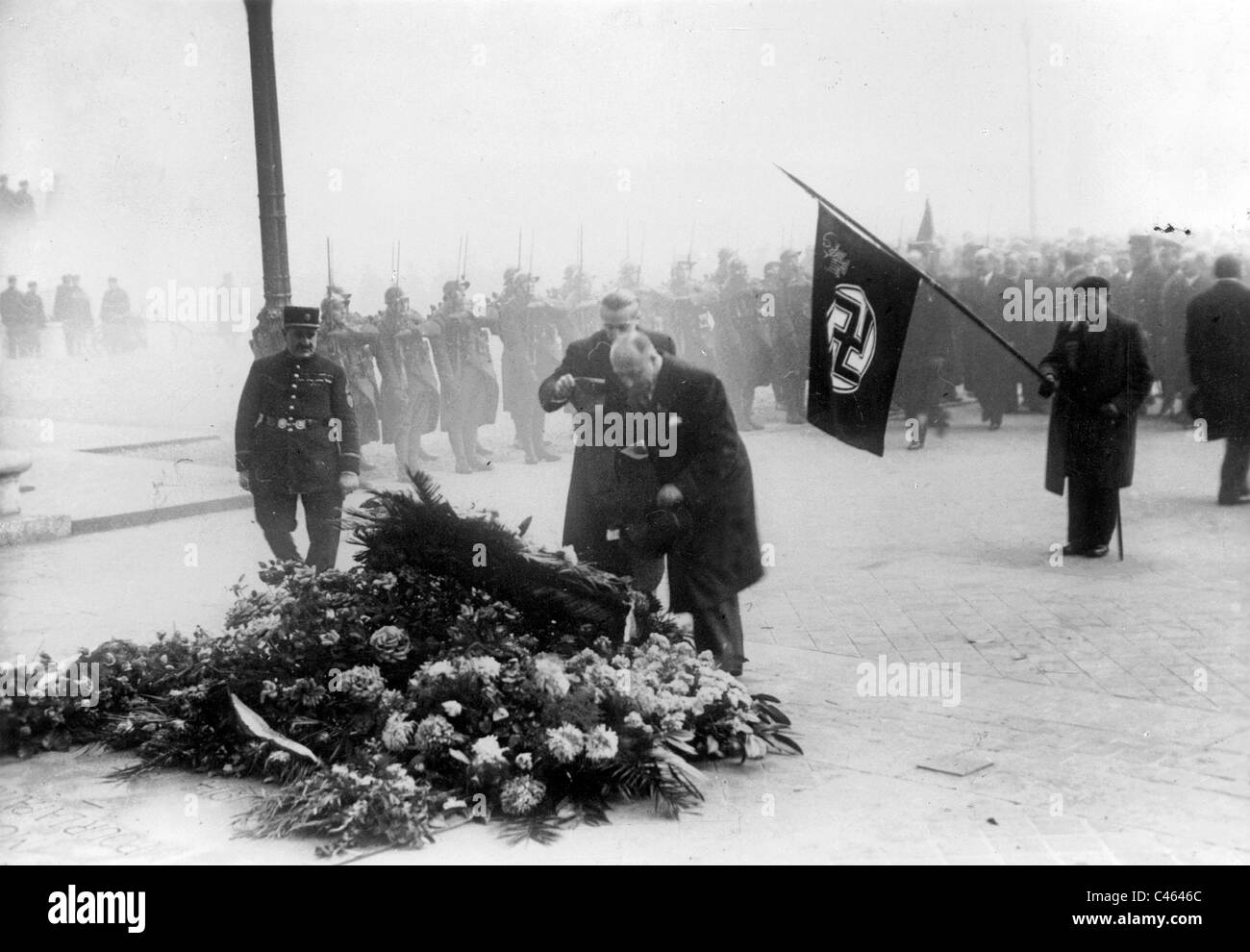 Carl Eduard von Saxe-Coburg und Gotha legt ein Winden in Paris Stockfoto