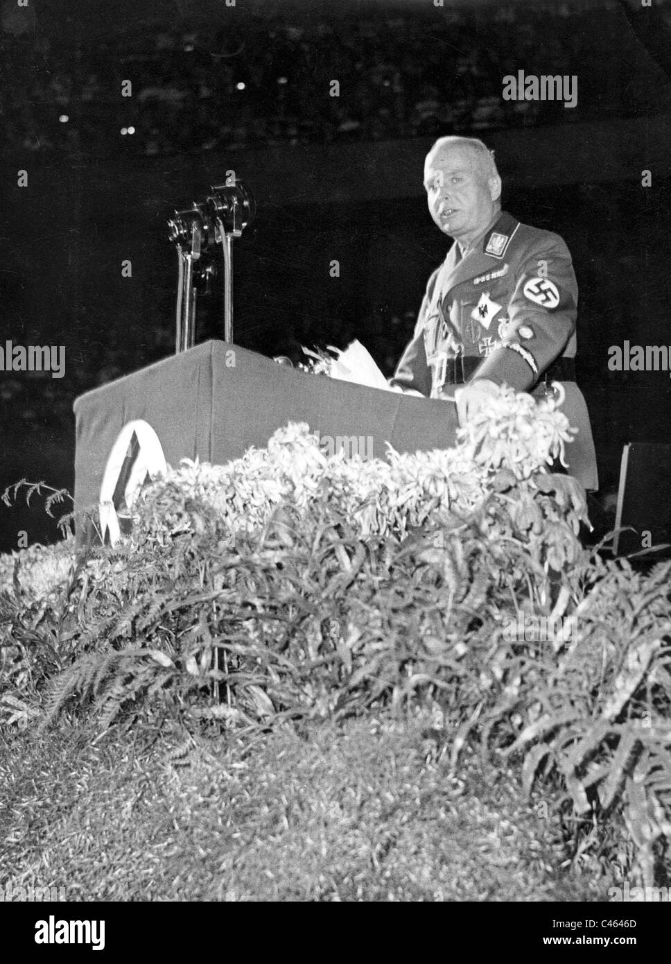 Carl Eduard von SaxeCoburg und Gotha bei einer feierlichen